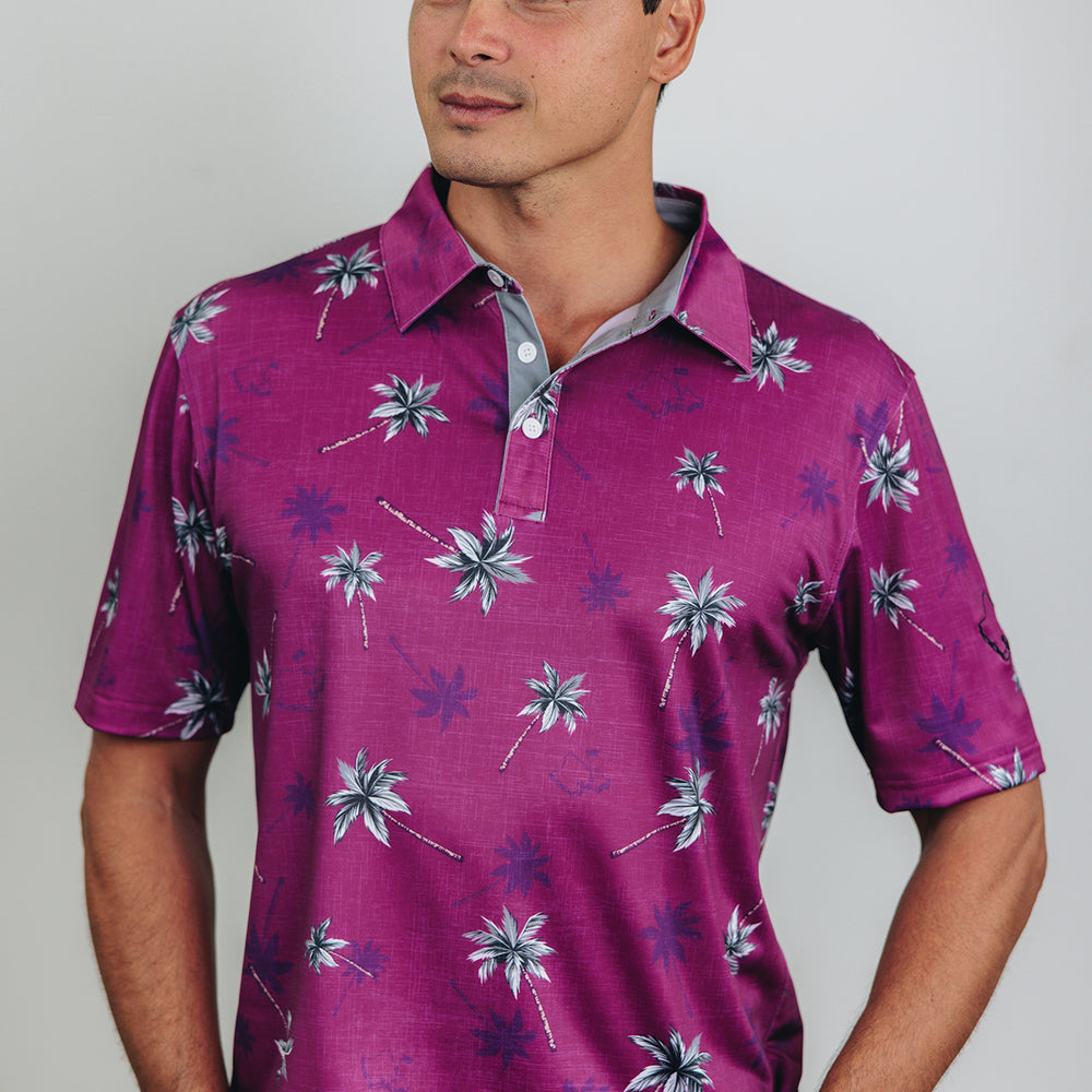 
                      
                        "Coconut Grove" Berry - OGA Men's Polo - Berry
                      
                    