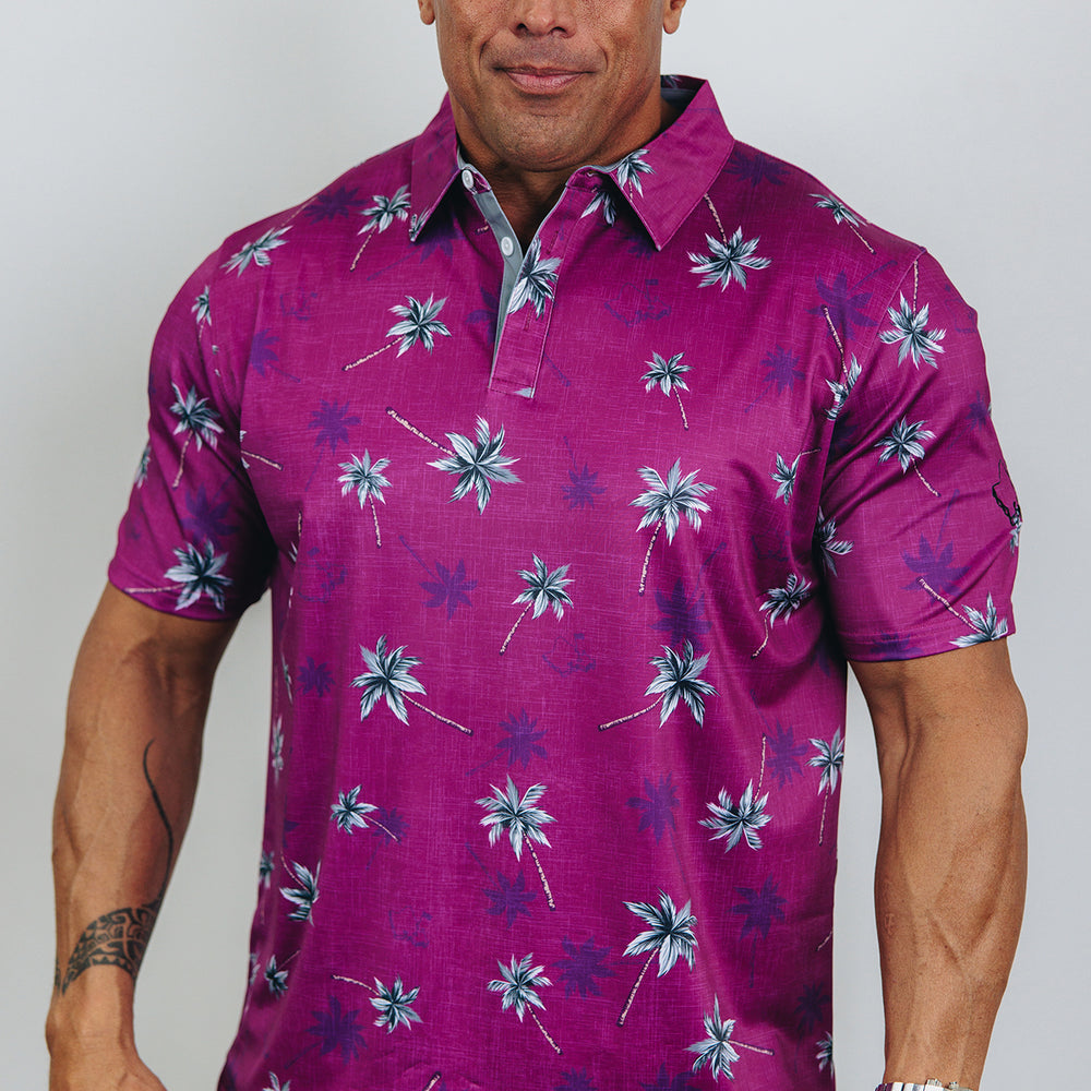 
                      
                        "Coconut Grove" Berry - OGA Men's Polo - Berry
                      
                    