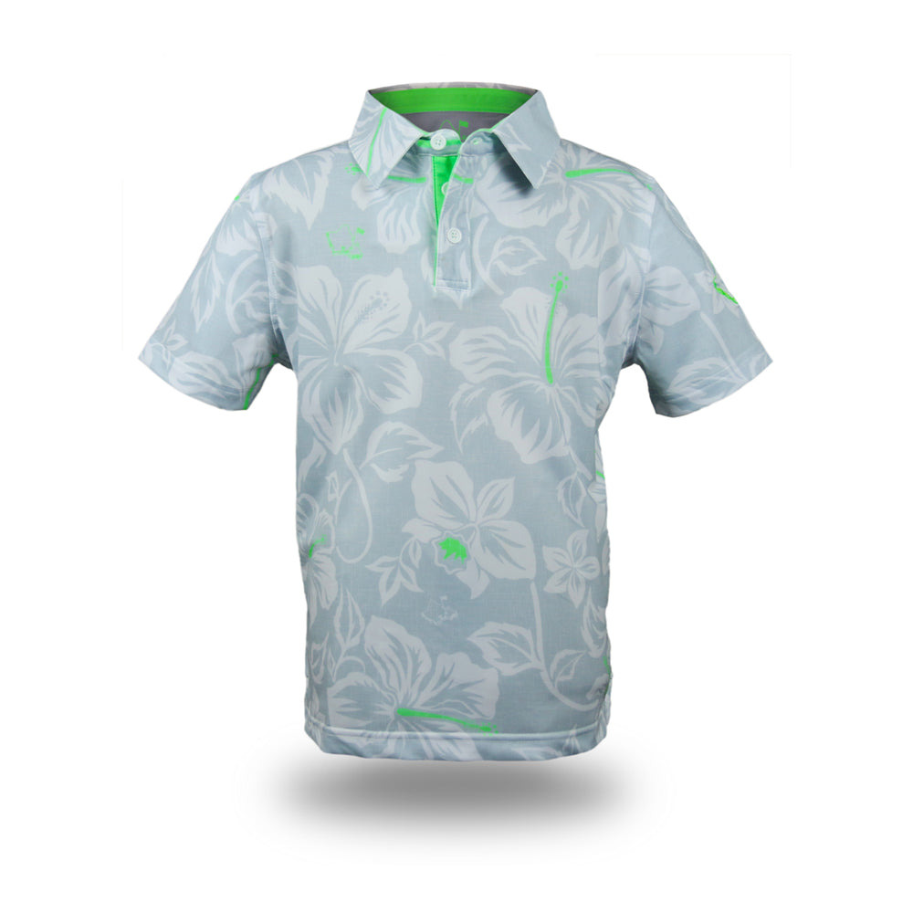 
                      
                        "Silver Mint Bloom" - OGA Youth Polo - Silver / Neon Mint
                      
                    