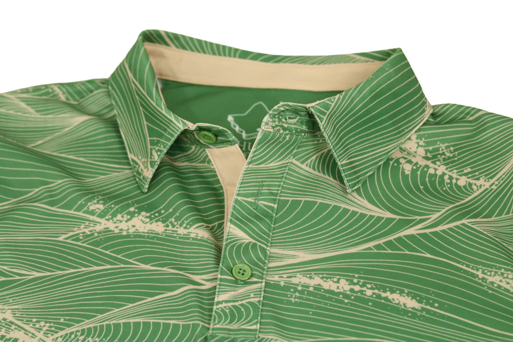 
                      
                        "Fluid" Fern Honey - OGA Men's Polo - Fern Green / Pale Honey
                      
                    