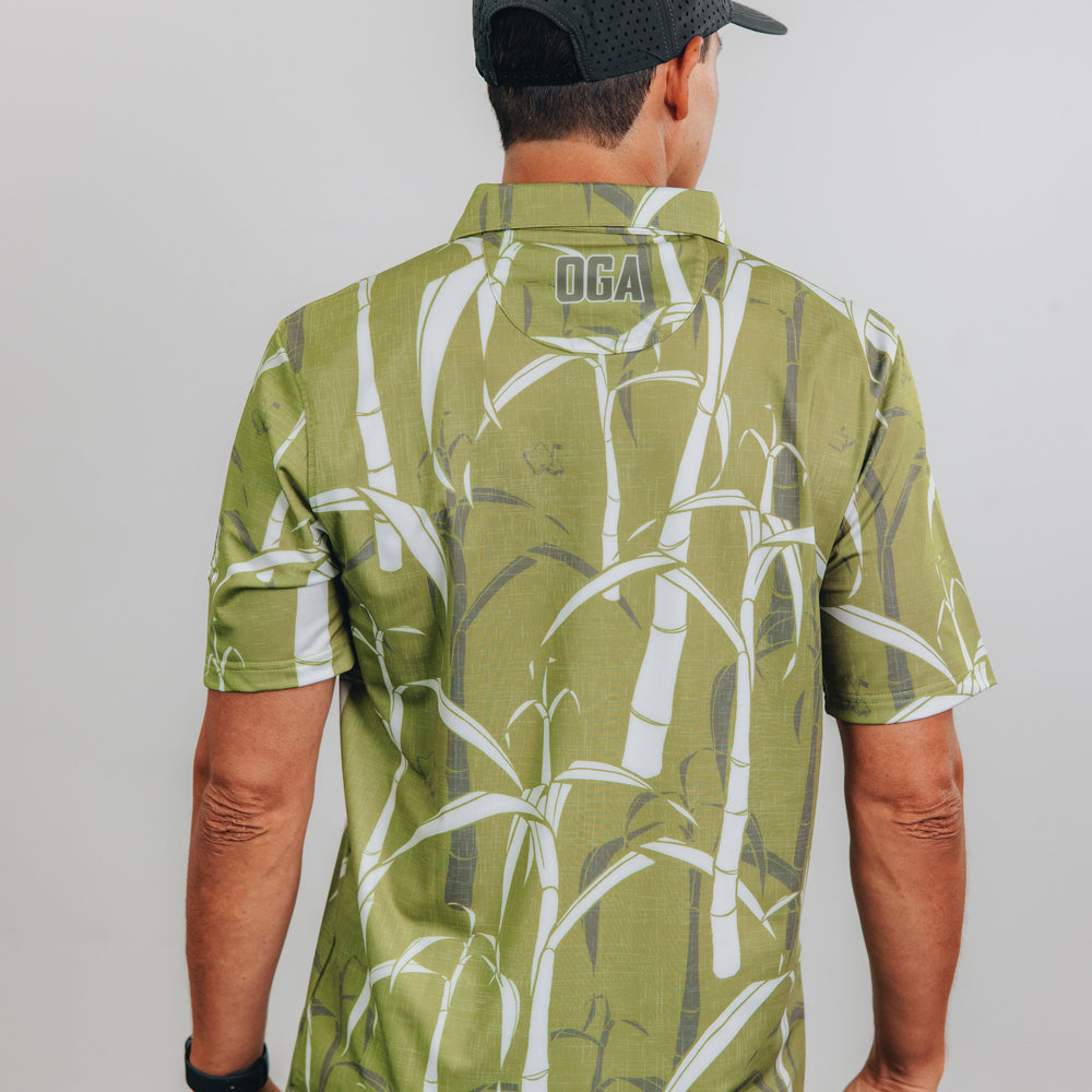 
                      
                        "Sugarcane" Green Fields - OGA Men's Polo - Green
                      
                    