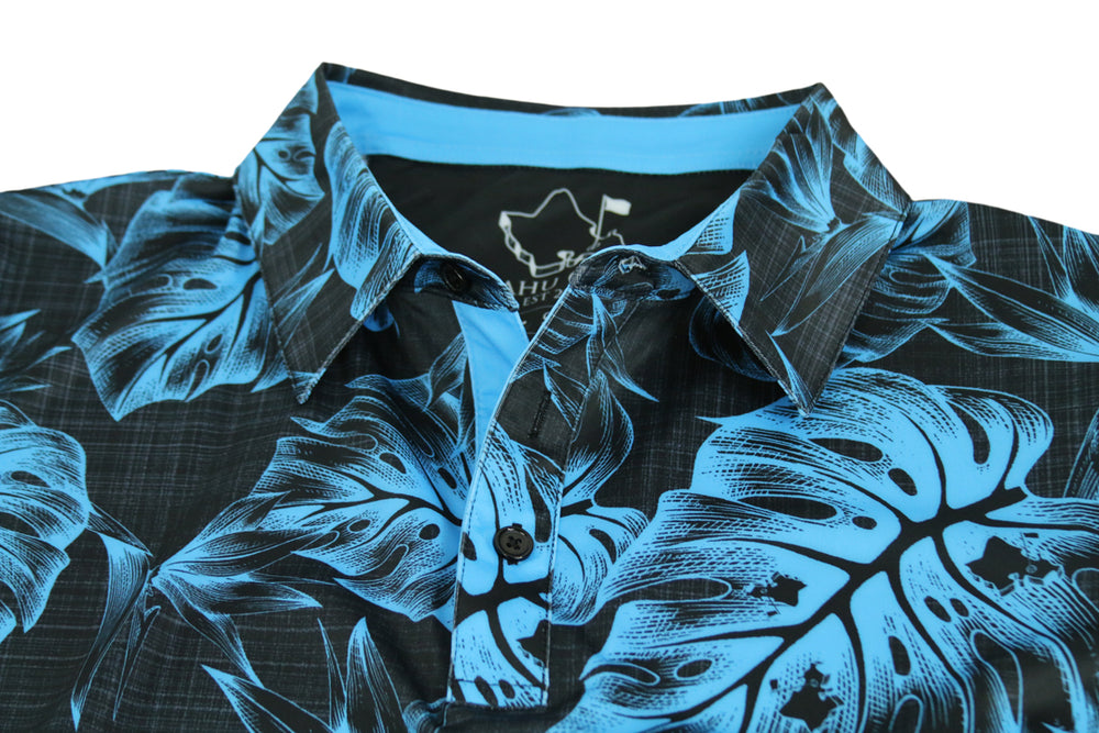 
                      
                        "Jungle" Electric Night - OGA Men's Polo - Electric Blue / Night Black
                      
                    